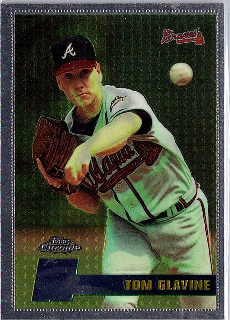 1996 Topps Chrome #105 Tom Glavine