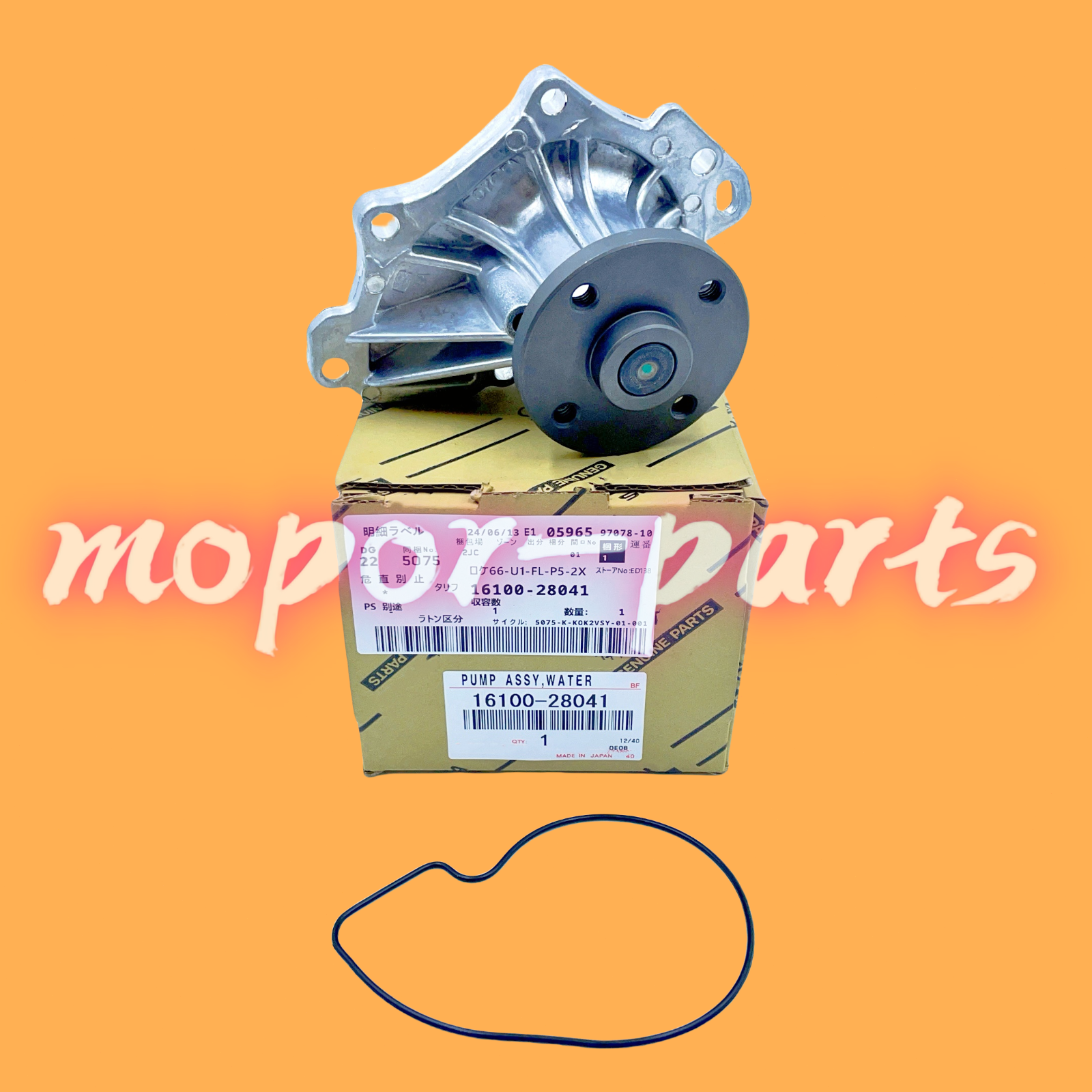 OEM WATER PUMP 16100-28040 FOR TOYOTA CAMRY HIGHLANDER RAV4 MATRIX SOLARA tC xB