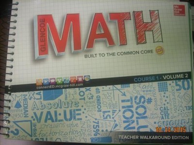 Glencoe Mathe, Kurs 1, Lehrer Walkaround Edition, Band 2... - McGraw Hill