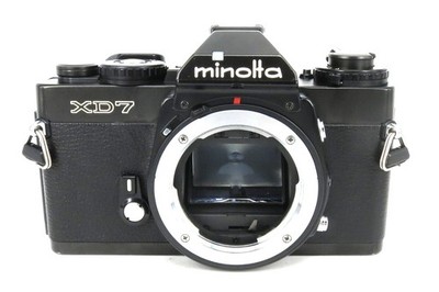 MINOLTA XD7  XD-7 Gehäuse, body - schwarz   - analoge SLR - *  Fotofachhändler *