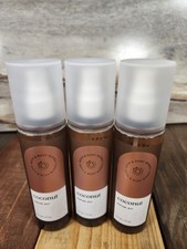 3PK Bath  Body Works Coconut Perfume Mist Body Spray 6 oz NEW