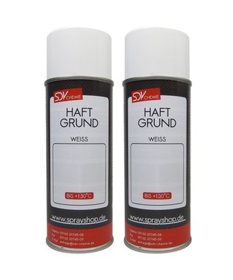HAFTGRUND WEISS 2x 400ml SPRAY Grundierung Universal Grundierspray Primer weiss
