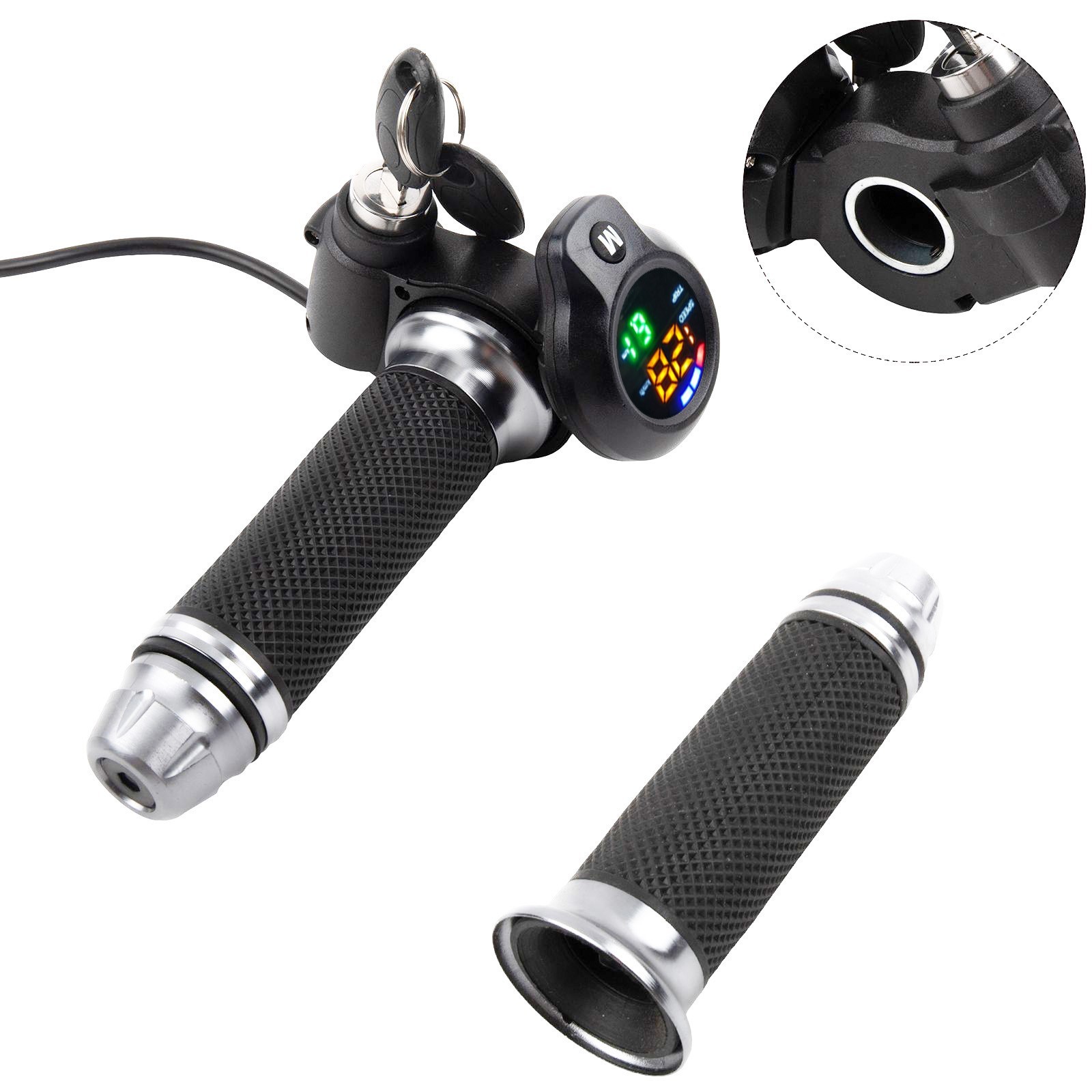 Maniglia acceleratore bici elettrica aggiornamenti 8 pin attacco batteria litio qualità?tstest foto 5