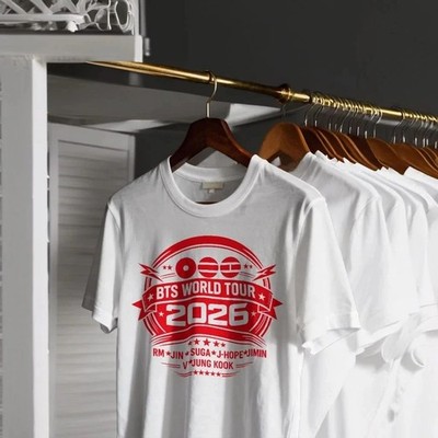 BTS ARIRANG World Tour 2026 T-Shirt - Member Photo Cotton Tee