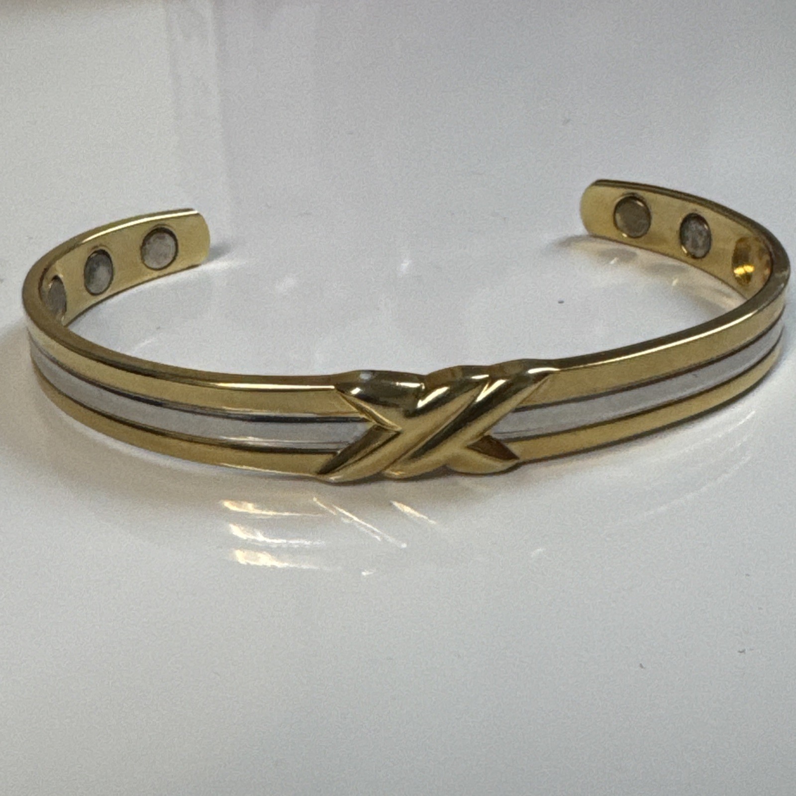 Copper Bracelet marked Solid Copper Cuff - image 1