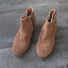 Damen Wildleder Stiefel  Stiefeletten v. Esprit - Gr. 41 - braun - Booties Boots