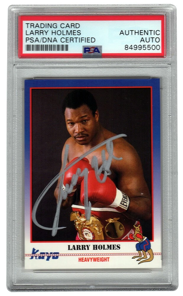 Preços baixos em Larry Holmes Itens de Boxe Original Autografada