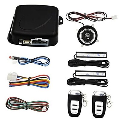  Passive Keyless Entry Car Alarm System PKE Engine Starter Push Universal