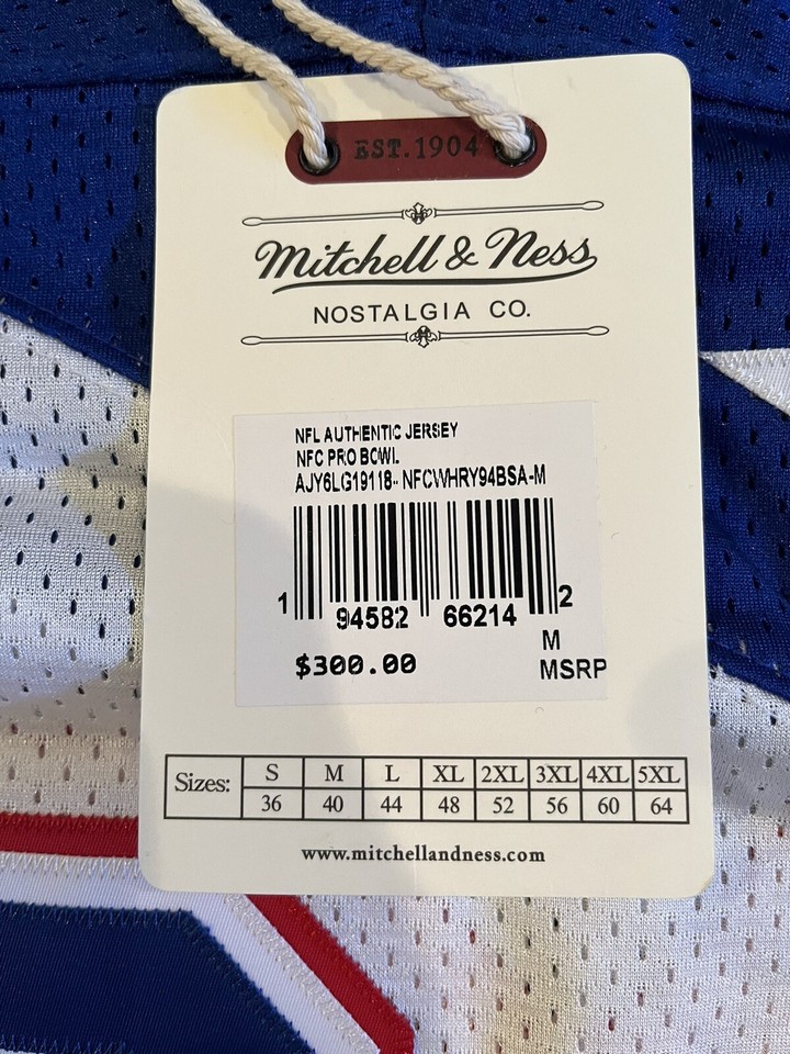 Barry Sanders Detroit Lions 1995 Pro Bowl Authentic Mitchell & Ness