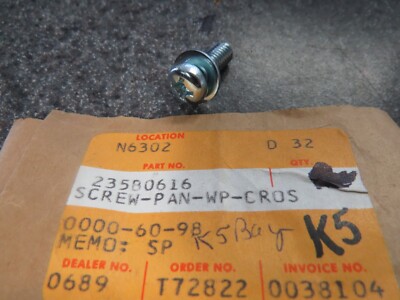 NOS Kawasaki Ignition Pan Head Screw KX125 ZX500 ZX600 KX250 KX500