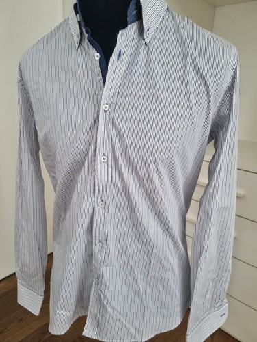 Camicia uomo manica lunga Kevin Up taglia L trade mark a righe in cotone - Imagen 18 de 24
