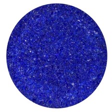 Wissmach Glass Frit Medium Midnight Blue Trans. 96-20 1Lb. - 96 COE