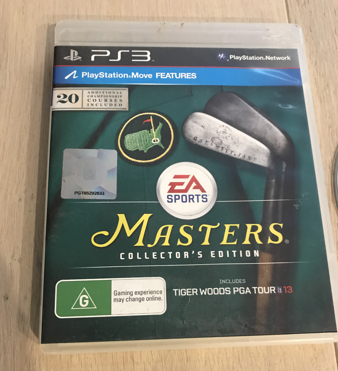 MASTERS Collectors Edition TIGER WOODS PGA Tour 13 PS3 Game PLAYSTATION 3 Golf eBay