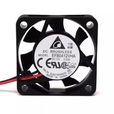 Delta EFB0412VHA 4010 DC12V 0.23A 4CM 2-Wire Silent Cooling Fan