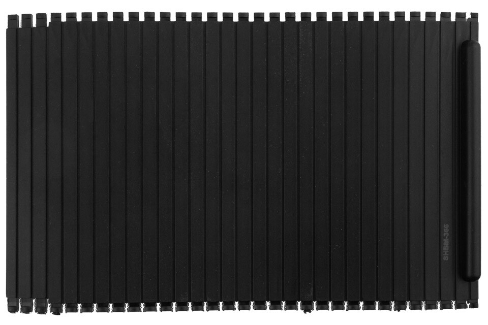 Couvercle de store enrouleur pour console centrale BMW X5 E70 noir
