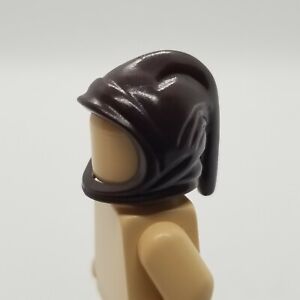 LEGO Brown Castle Farmer's Cowl Minifig Hood Hat 