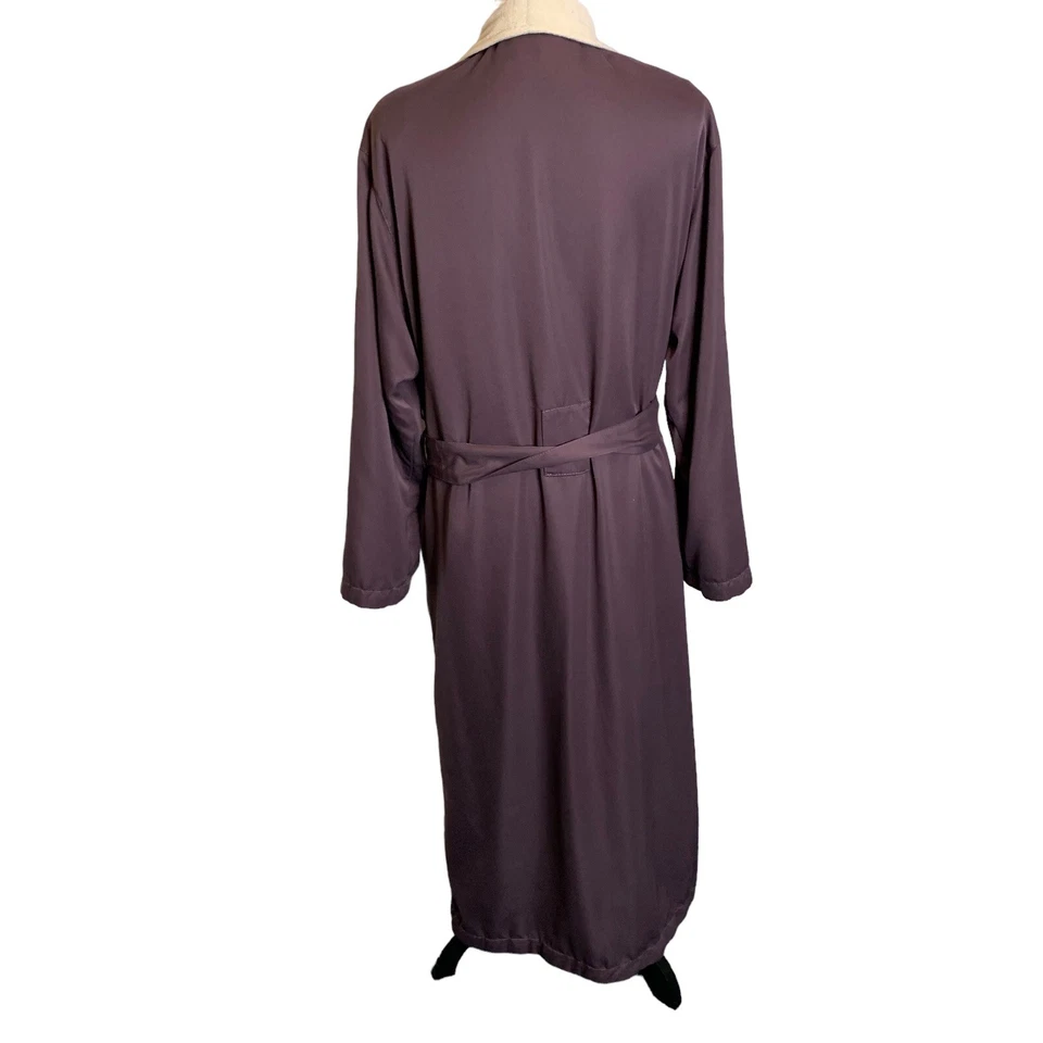 The Robe Works Bata Para Hombres Mediana Bata de Vellón Microfibra Albornoz Larga Bata de Spa Foto 2 de 4