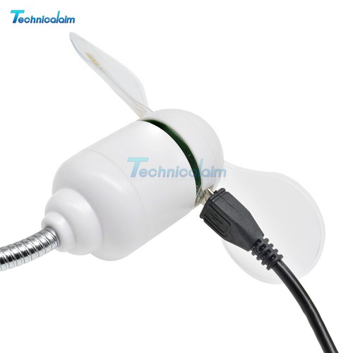 Flexional Mini USB Programmable Flashing LED Light DIY Messages Cooling Fan - Picture 9 of 18