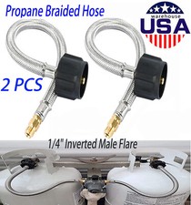 15-Inch RV Propane Hose for Camper RV Propane Pigtail Hose for 2 Stage Regulator
