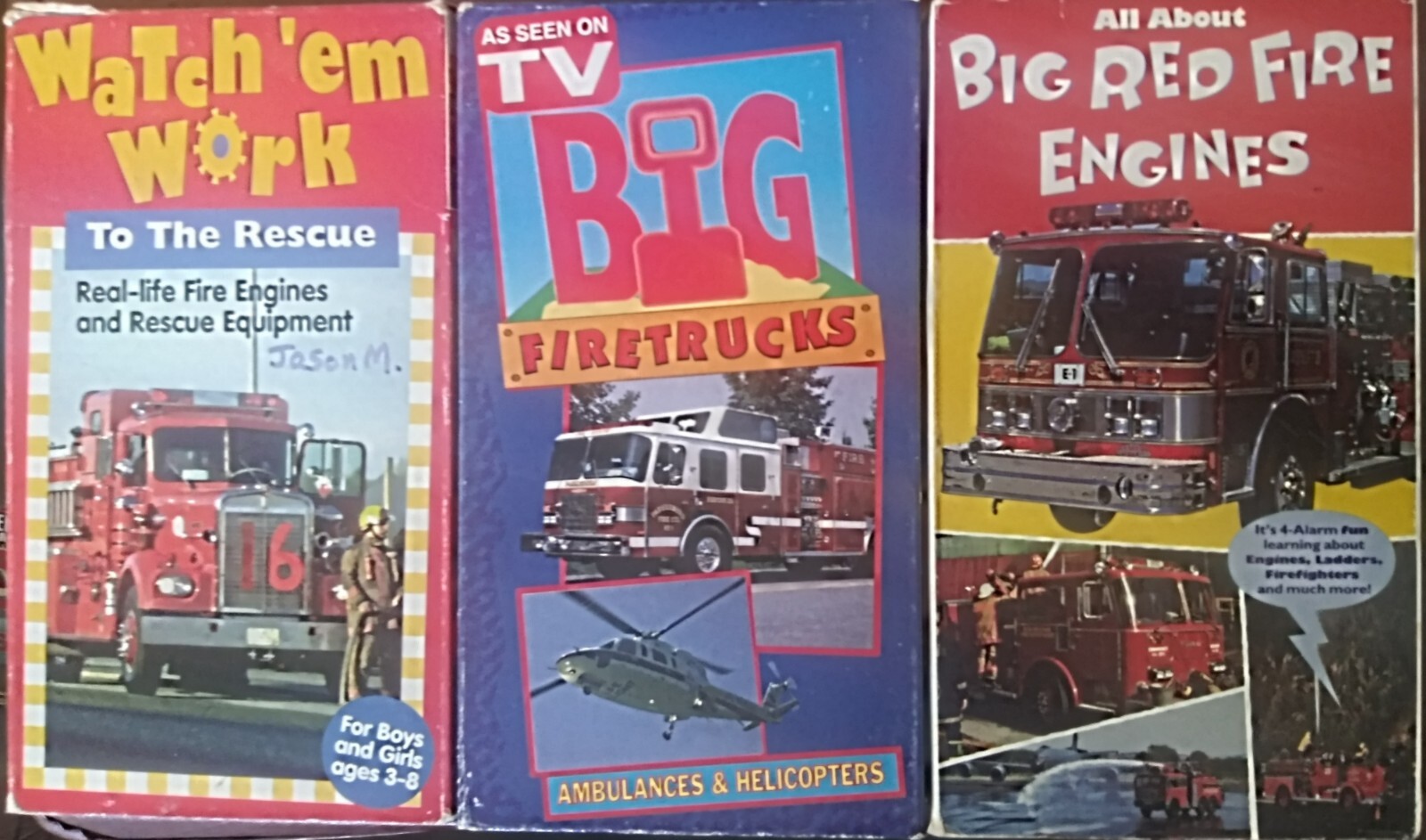 Watch Em Work All About Watch Em Work Real Life Big Red Fire Engines Rescue Trucks 3 ...