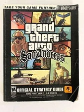 Grand Theft Auto : San Andreas Strategy Guide By Rick Barba Tim Bogenn 2004 PS2