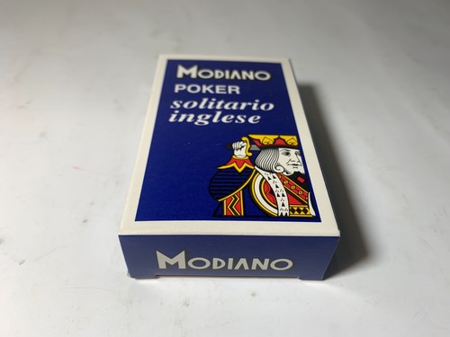 CARTE DA GIOCO MODIANO / POKER SOLITARIO INGLESE / FABBRI EDITORI - Foto 2 di 7