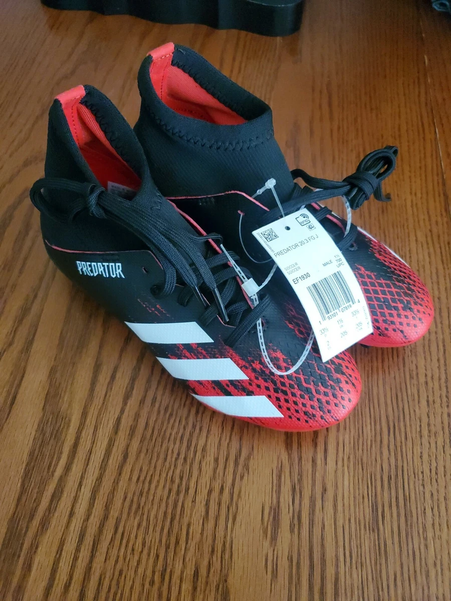 Adidas Size 2 PREDATOR 20.3 FG J. Firm Ground Soccer Cleats MEN