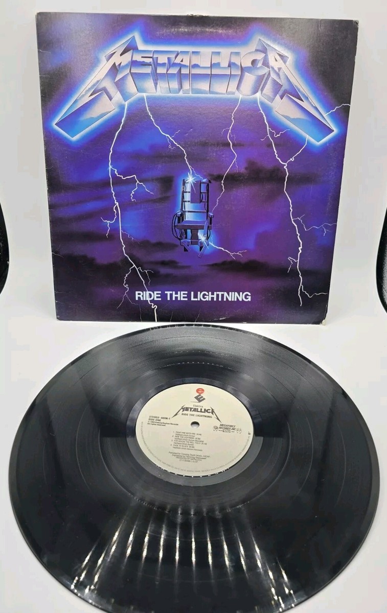 1984 METALLICA Album RIDE THE LIGHTNING Vinyl COMPLETE Lp 1ST