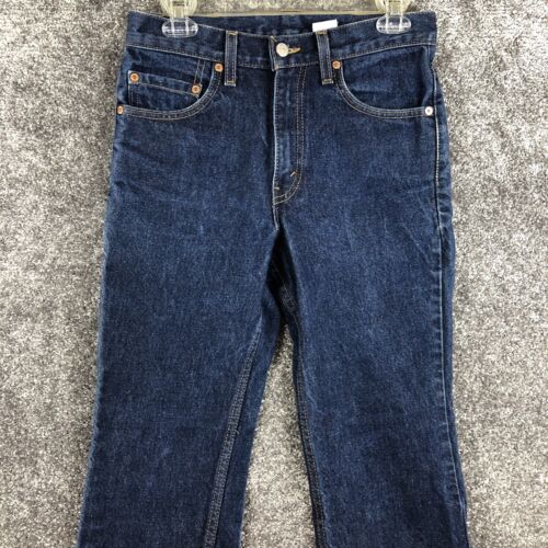 Vintage 80er Herren 30x30 Levi’s 517 dunkelblau gerades Bein Boot Cut Denim Jeans - Bild 2 von 14