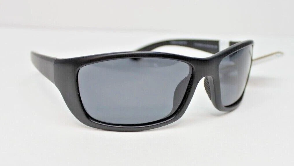 Angler Eyes Premium POLARIZED Black Wrap Mens Sunglasses 100%UV AE 8 BLK  POL