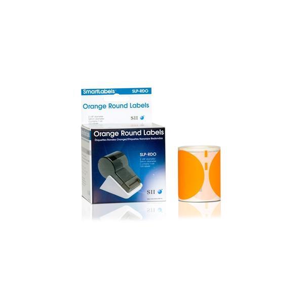 Seiko Instruments - Consumables SLP-RDO ROUND ORANGE LABEL 54MM 120 LAB/ROLL 1 R