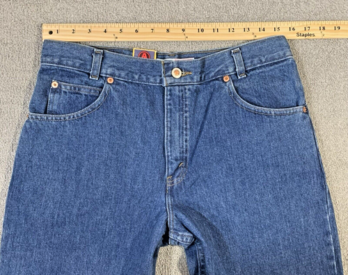 Big Ring Denim 16 Husky Loose Fit Jeans 31W Mid Rise Men’s Blue – NWT - Picture 5 of 11