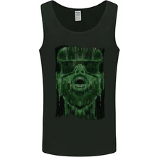 VR Man Virtual Reality Gaming Gamer Mens Vest Tank Top