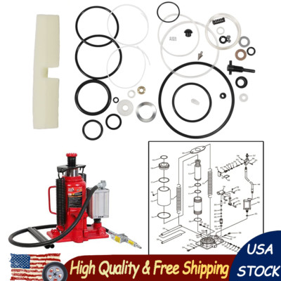 20 or 22 ton Air Bottle Jack Master Repair Kit- Hydraulic and Air Motor Seals