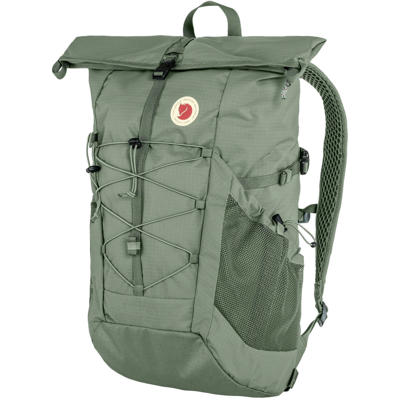 Fjällräven Abisko Hike Foldsack 25 Litros Rolltop Mochila Plegable Verde NUEVO