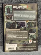Metal Gear Solid 2 Sons of Liberty PlayStation 2 2001 PS2 Tested Complete Game
