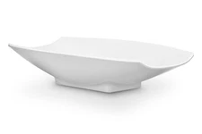 Bon Chef 53705White Melamine Curves Bowl, All White