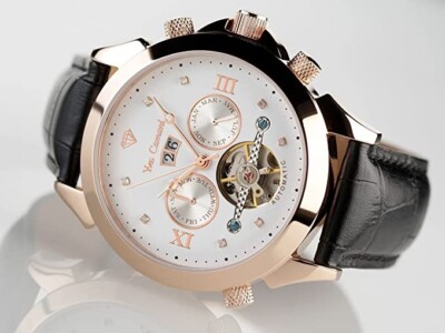 Seltene Uhr. Herren Yves Camani Navigator Automatik Zifferblatt Skelett. 399,00 
