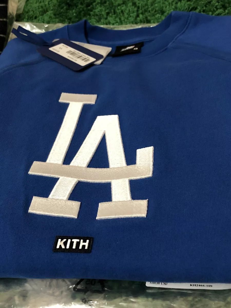 Kith X Major League Baseball MLB LA Dodgers Box Logo Crewneck Xs