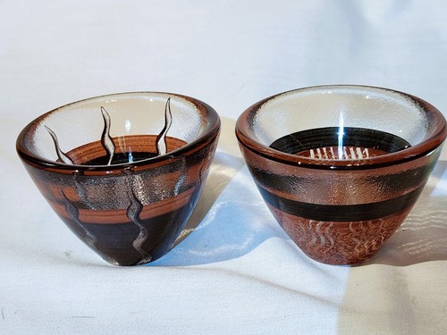 Kosta Boda TONGA Votives/Cups – Set of 2 – Designed by Monica Backstrom - EXC - Picture 6 of 6
