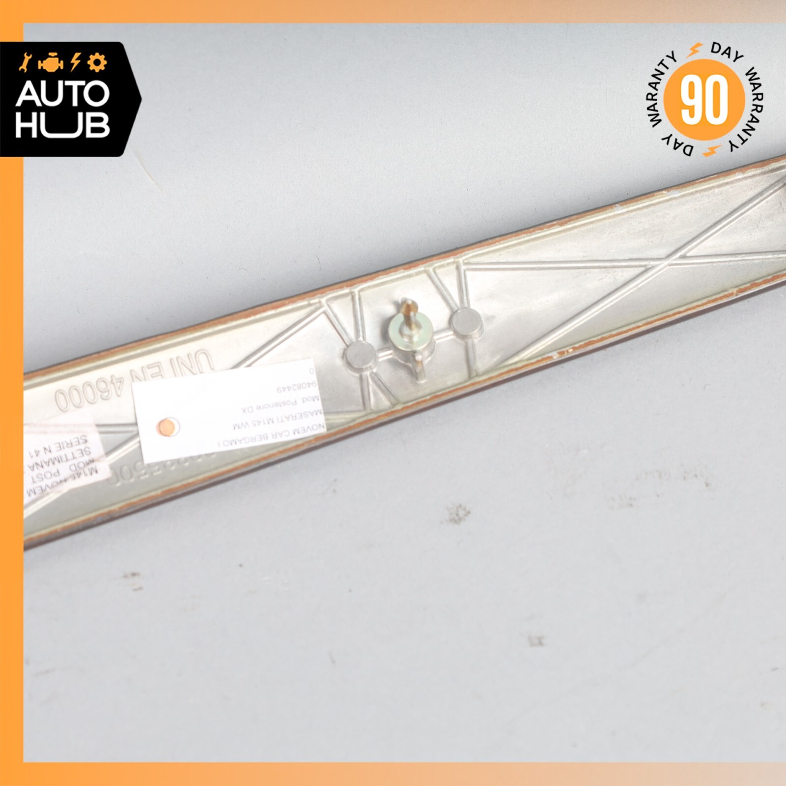08-19 Maserati GranTurismo M145 Coupe Rear Right Side Door Panel Trim Wood OEM