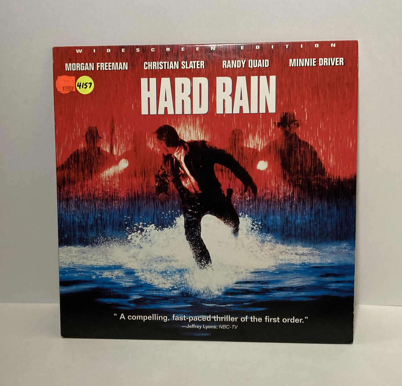 Hard Rain Laser Disc Widescreen Edition Morgan Freeman Christian Slater