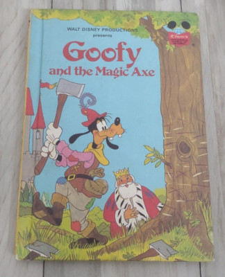 Walt Disney's Goofy and the Magic Ax 1982 Random House HC Book Club Edition