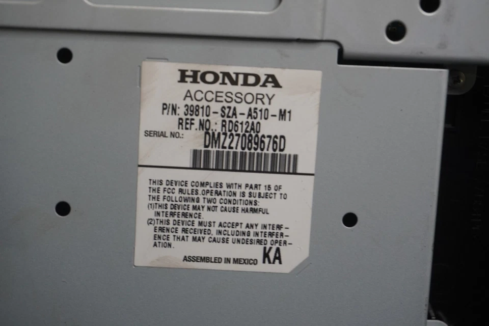 Honda Pilot 2013 2014 velocímetro medidor clúster fabricante de equipos originales millas sin circular 39810SZAA510M1 Foto 4 de 4