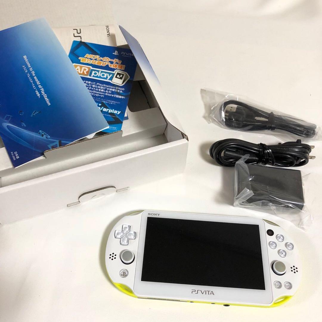 Sony Play station VITA Console Wi-Fi Lime green white from Japan F