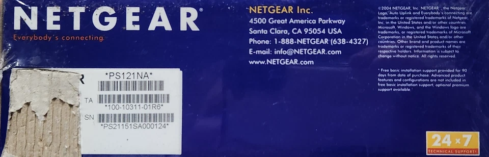 NETGEAR PS121 USB 2.0 Mini Print Server NIB - Image 2 of 4