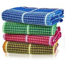 4pcs Kitchen Towels, Large Absorbent Cotton Dish Cloths Dishrag Tea Hand Towels