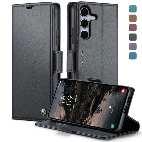 For Samsung Galaxy S25 Plus PU Leather Cards Holder Wallet Purse Case - 第 23/39 張圖片