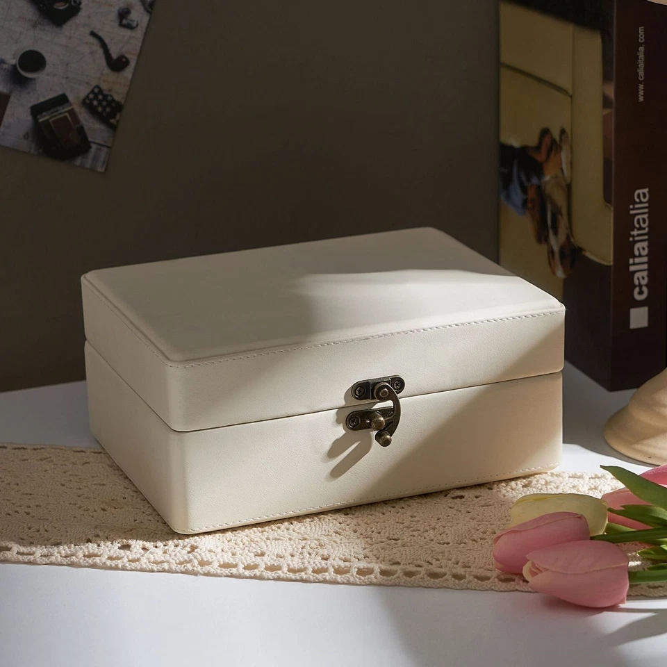 Retro Suitcase CD Player Desktop Bluetooth 5.0 with Speaker CD-R CD-RW CD-WMA - Image 3 of 4