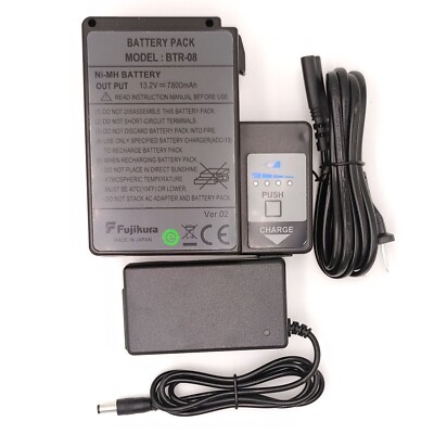 13.2V BTR-08 Battery with Charger for Fujikura BTR08 Fusion Splicer FSM-60S 18S
